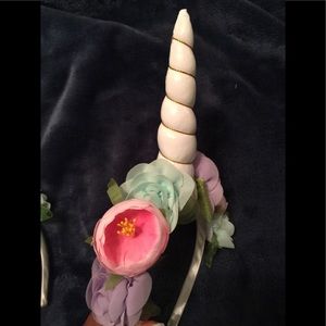 White unicorn headbands